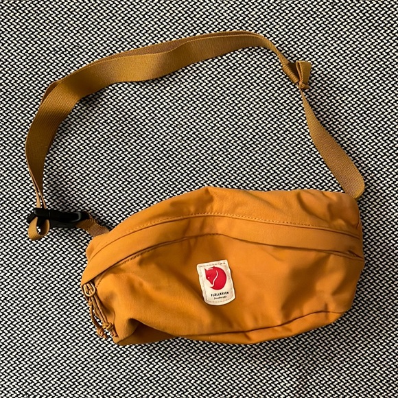 Fjallraven Bags Ulvo Large Belt Bag Gold 2 Zippers Poshmark